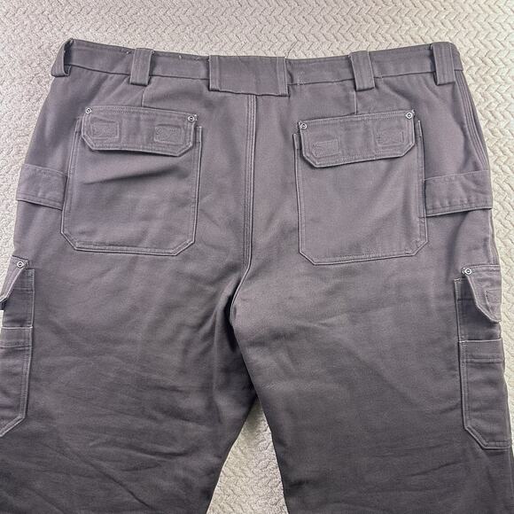 Duluth Trading Co. Men's Carpenter Outdoors 44x30 Heavy Fleece Lined Pants Gray - Picture 9 of 16